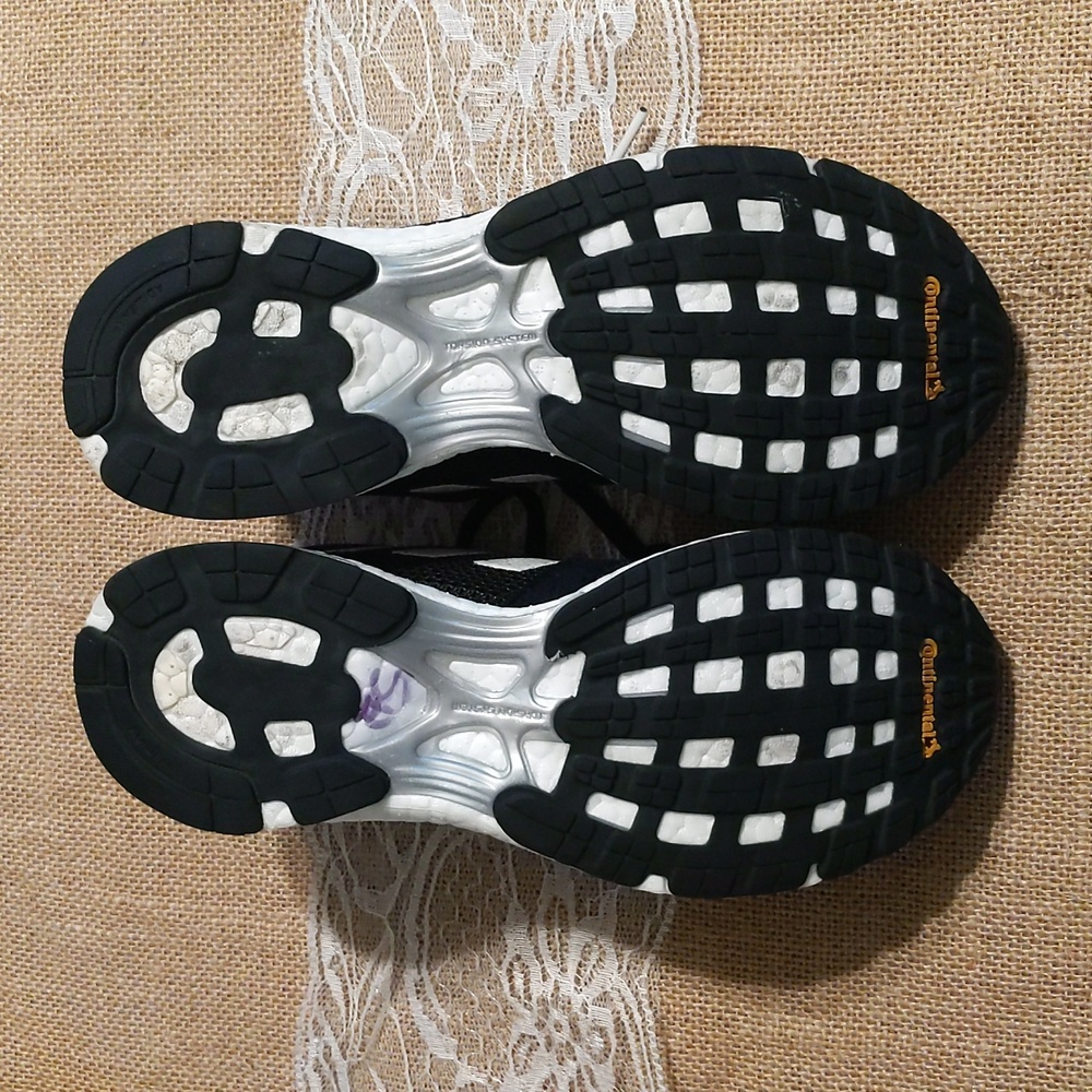 Adidas Adizero Adios 4 Women's Running Shoes Sz 5.5, Black/White - Picture 6 of 7